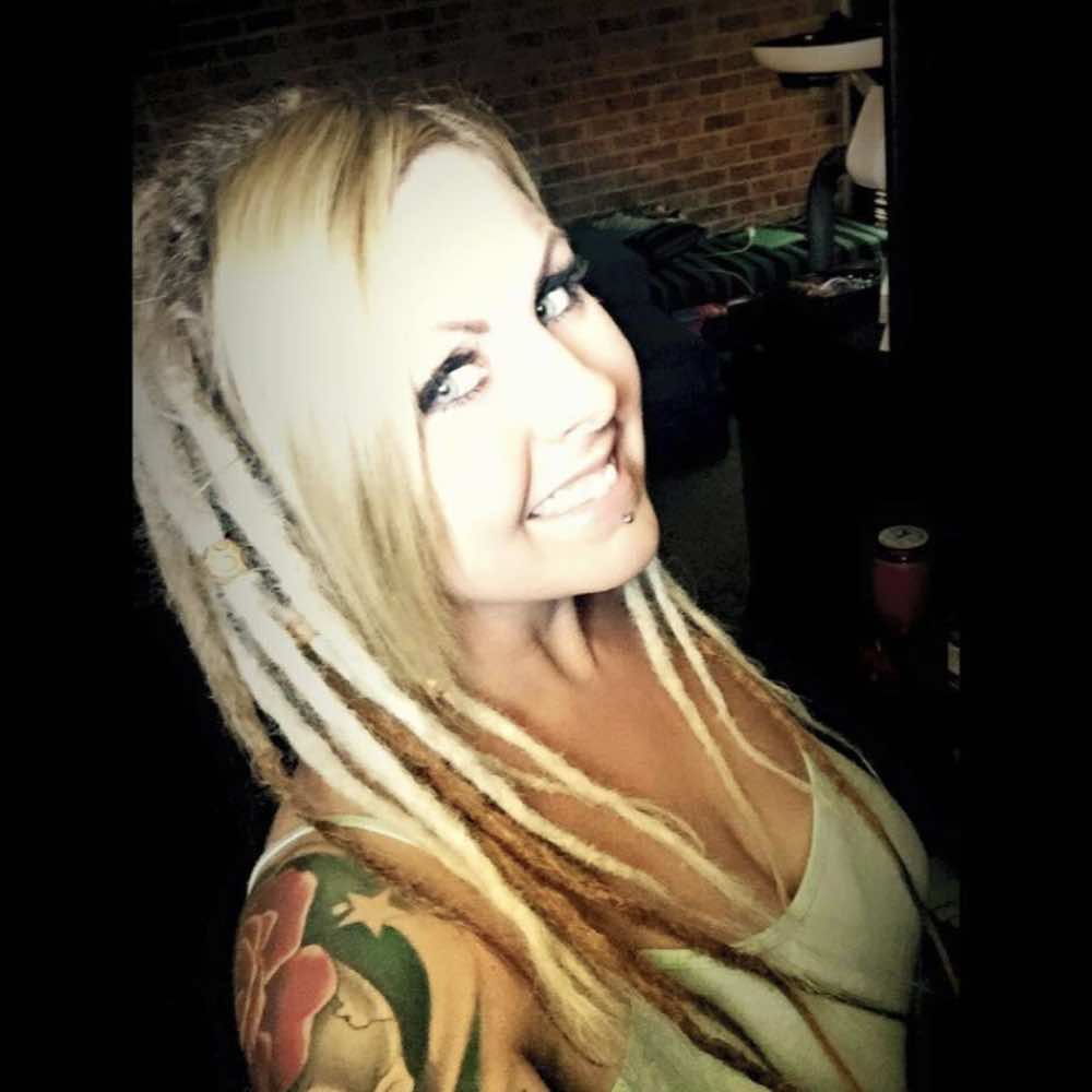 Dreadlock styles for ladies, Blonde dreads extensions