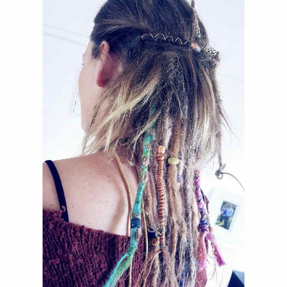 Partial dreads hairstyles, under dreads